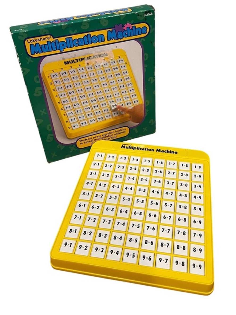 Multiplication Machine Lakeshore Learning Yellow Math Facts Game Homeschool